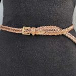 Skinny Braided Leather Belts